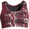 Bästa med brottarrygg, Casall Women's Iconic Sports Bra Red Snake